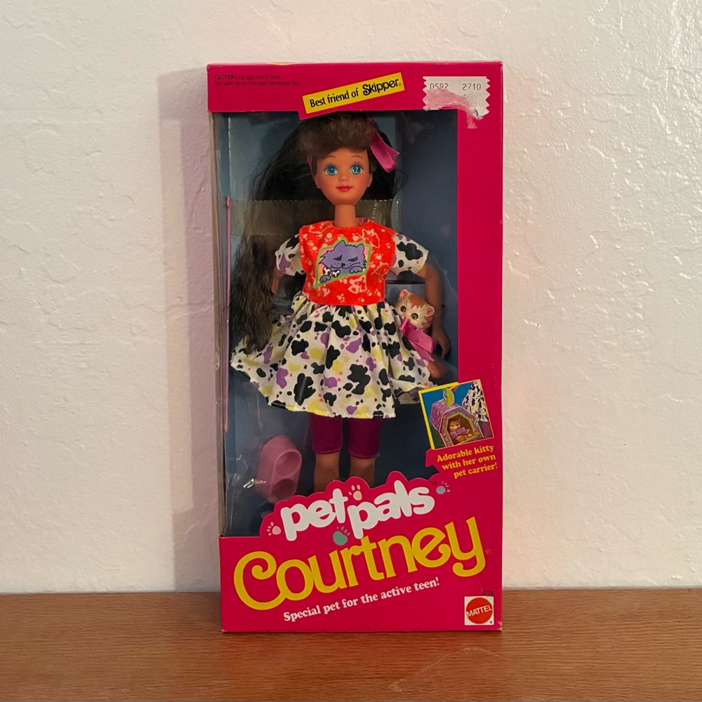 1991 Pet Pals Courtney Doll NRFB Mattel